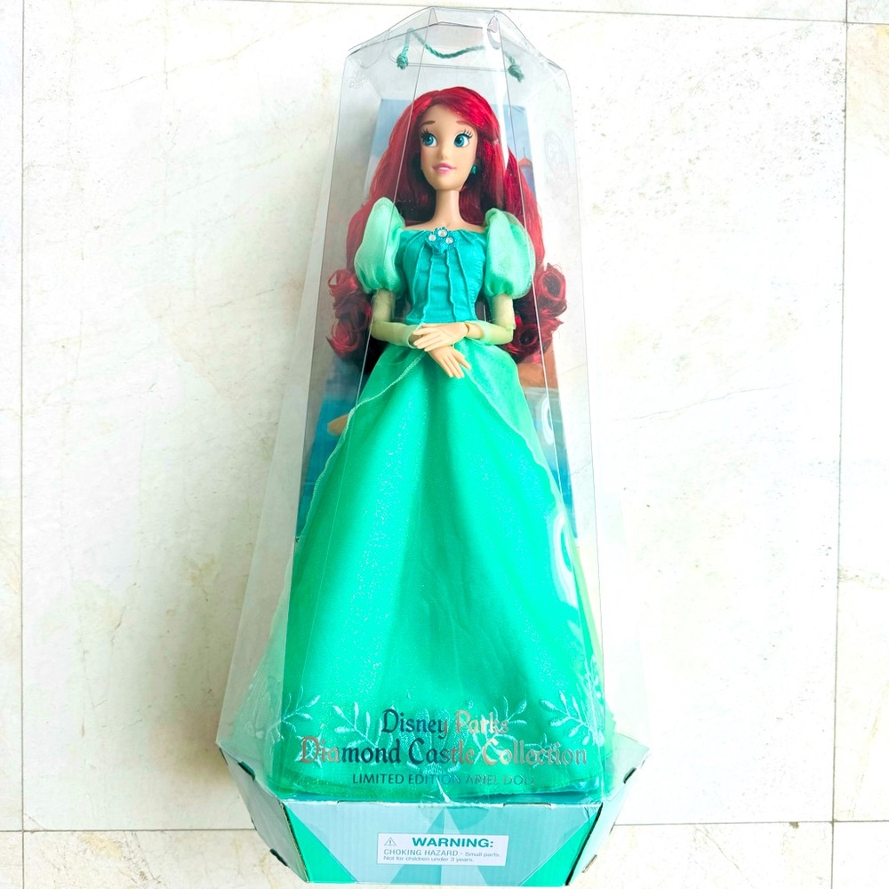 Disney Park Diamond Castle Collection Ariel The Little Mermaid Doll